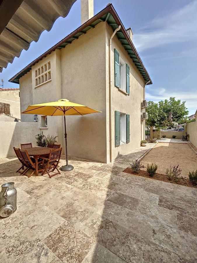 Charmante Maison De Ville Avec Jardin, Terrasse Et Terrain De Petanque Fos-sur-Mer Exteriör bild